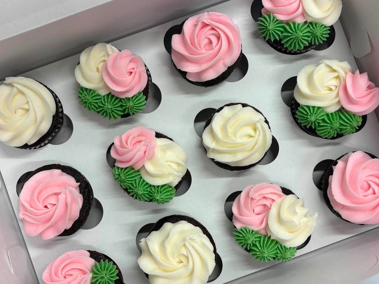 Blushing Rose Cupcake Collection