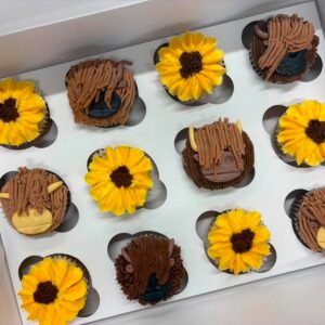 Sunflower Blossom Cupcake Collection